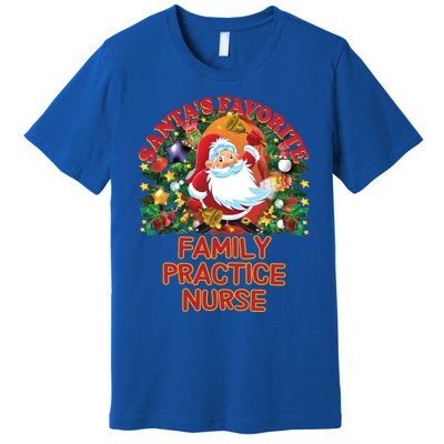 Santas Favorite Family Practice Nurse Nursing Accessories Gift Premium T-Shirt