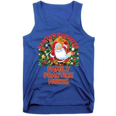 Santas Favorite Family Practice Nurse Nursing Accessories Gift Tank Top