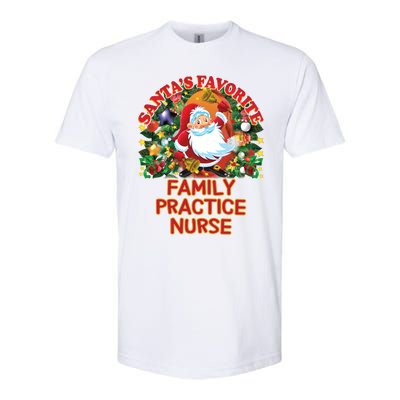 Santas Favorite Family Practice Nurse Nursing Accessories Gift Softstyle CVC T-Shirt