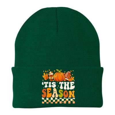 Seasonal Fall Football Pumpkin Leaf Coffee Mug Knit Cap Winter Beanie