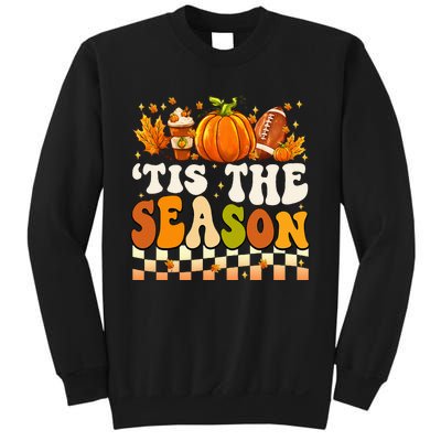 Seasonal Fall Football Pumpkin Leaf Coffee Mug Sweatshirt