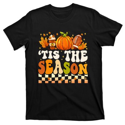 Seasonal Fall Football Pumpkin Leaf Coffee Mug T-Shirt