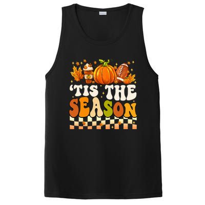 Seasonal Fall Football Pumpkin Leaf Coffee Mug PosiCharge Competitor Tank