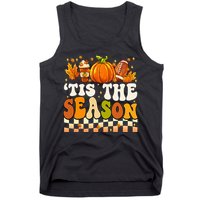 Seasonal Fall Football Pumpkin Leaf Coffee Mug Tank Top