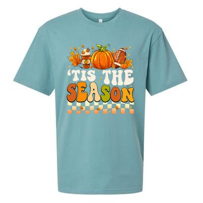 Seasonal Fall Football Pumpkin Leaf Coffee Mug Sueded Cloud Jersey T-Shirt