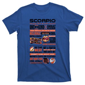 Scorpio Facts Funny Zodiac Sign Graphic Gift T-Shirt