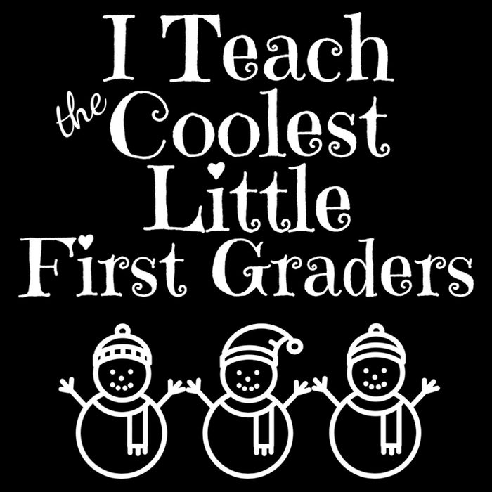 Snowman First Grade Teacher Shirt Coolest Little 1st Graders Cooling Performance Crew T-Shirt