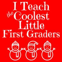 Snowman First Grade Teacher Shirt Coolest Little 1st Graders 16 in Basic Backpack