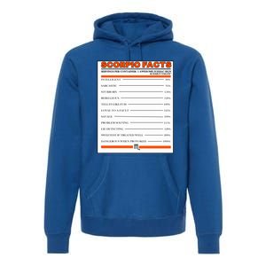 Scorpio Facts Gift Premium Hoodie