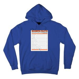 Scorpio Facts Gift Tall Hoodie