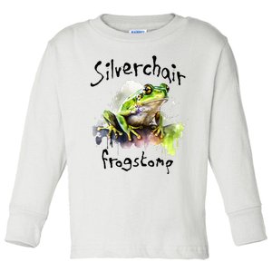 Silverchair Frogstomp Green Frog Animal Cartoon Toddler Long Sleeve Shirt