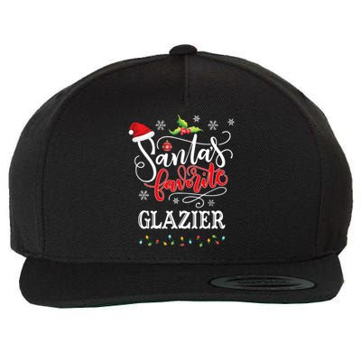 SantaS Favorite Glazier Funny Christmas Light Xmas Hat Wool Snapback Cap