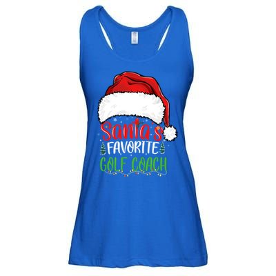 SantaS Favorite Golf Coach Funny Christmas Golf Coach Cute Gift Ladies Essential Flowy Tank