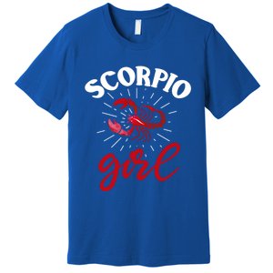 Scorpio Funny Gift Astrology Horoscope Scorpio Zodiac Sign Gift Premium T-Shirt