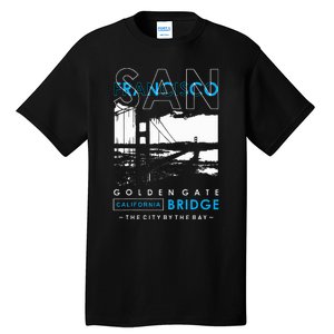 San Francisco Golden Gate Bridge California Tall T-Shirt