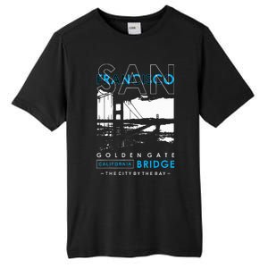 San Francisco Golden Gate Bridge California Tall Fusion ChromaSoft Performance T-Shirt