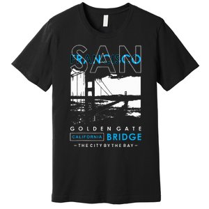 San Francisco Golden Gate Bridge California Premium T-Shirt