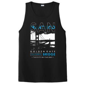 San Francisco Golden Gate Bridge California PosiCharge Competitor Tank