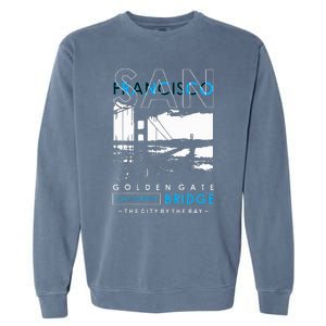 San Francisco Golden Gate Bridge California Garment-Dyed Sweatshirt