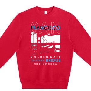 San Francisco Golden Gate Bridge California Premium Crewneck Sweatshirt