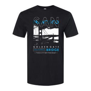 San Francisco Golden Gate Bridge California Softstyle CVC T-Shirt