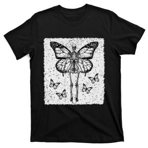 Skeleton Fairy Grunge Fairycore Aesthetic Goth Gothic T-Shirt