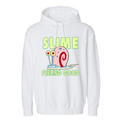 Slime Feeling Good Garment-Dyed Fleece Hoodie