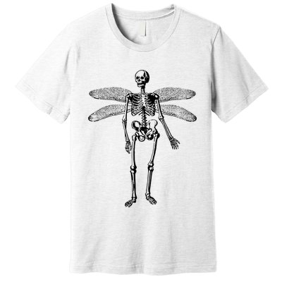 Skeleton Fairy Grunge Fairycore Aesthetic Gothic Cottagecore Premium T-Shirt
