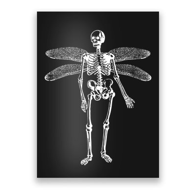 Skeleton Fairy Grunge Fairycore Aesthetic Gothic Cottagecore Poster