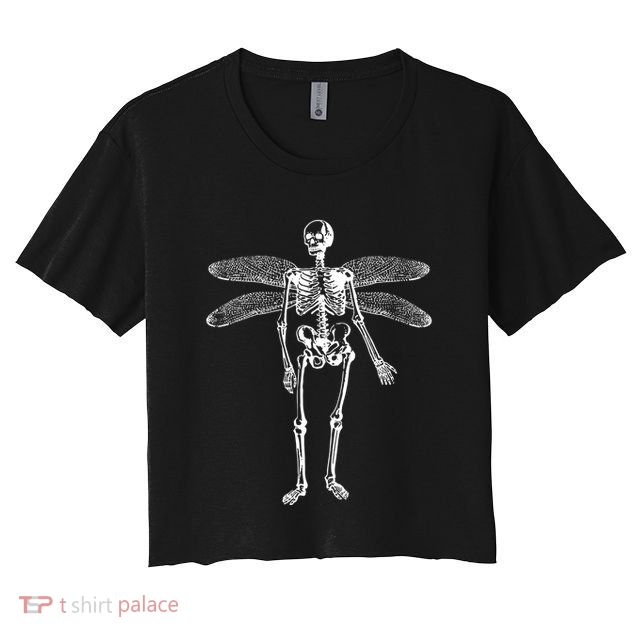 Skeleton Fairy Grunge Fairycore Aesthetic Gothic Cottagecore Crop Top