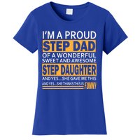 Stepdad Funny Gift From Daughter Fathers Day Stepdad Stepdad Gift Women's T-Shirt