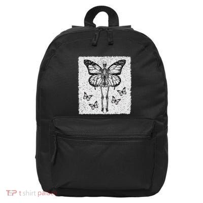 Skeleton Fairy Grunge Fairycore Aesthetic Goth Gothic 16 in Basic Backpack