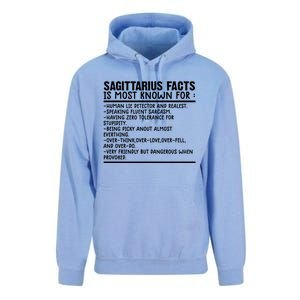 Sagittarius Facts Gift Funny Sagittarius Birthday Zodiac Funny Gift Unisex Surf Hoodie