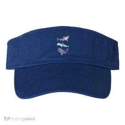 Shark Fans Great White Hammerhead And Whale Shark Lover Visor