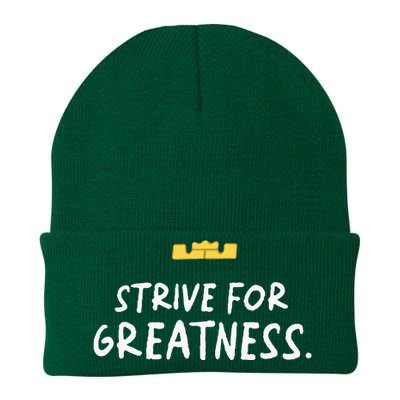 Strive For Greatness Knit Cap Winter Beanie