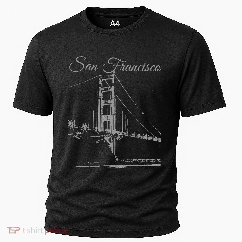 San Francisco Golden Gate Bridge California Usa Souvenir Performance Shirt