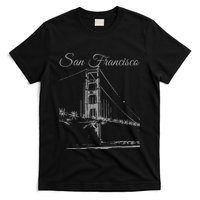 San Francisco Golden Gate Bridge California Usa Souvenir T-Shirt