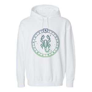 Scorpio Funny Gift Zodiac Sign Scorpio Cute Gift Garment-Dyed Fleece Hoodie