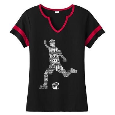 Soccer Fan Gift Soccer Player Gift Soccer Gift Ladies Halftime Notch Neck Tee