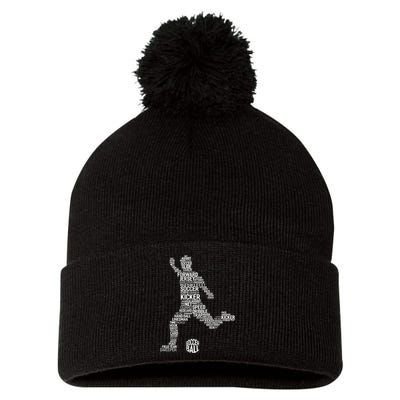 Soccer Fan Gift Soccer Player Gift Soccer Gift Pom Pom 12in Knit Beanie