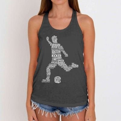 Soccer Fan Gift Soccer Player Gift Soccer Gift Women's Knotted Racerback Tank