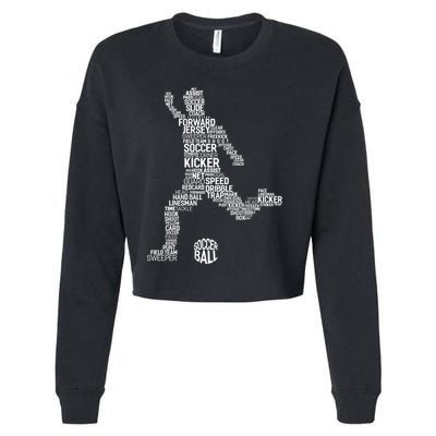 Soccer Fan Gift Soccer Player Gift Soccer Gift Cropped Pullover Crew