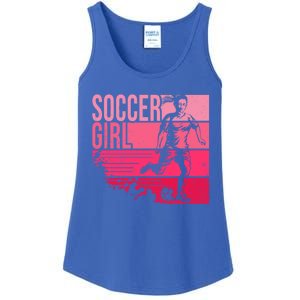 Soccer Funny Gift For Girls Funny Gift Soccer Teen Girl Player Gift Meaningful G Ladies Essential Tank