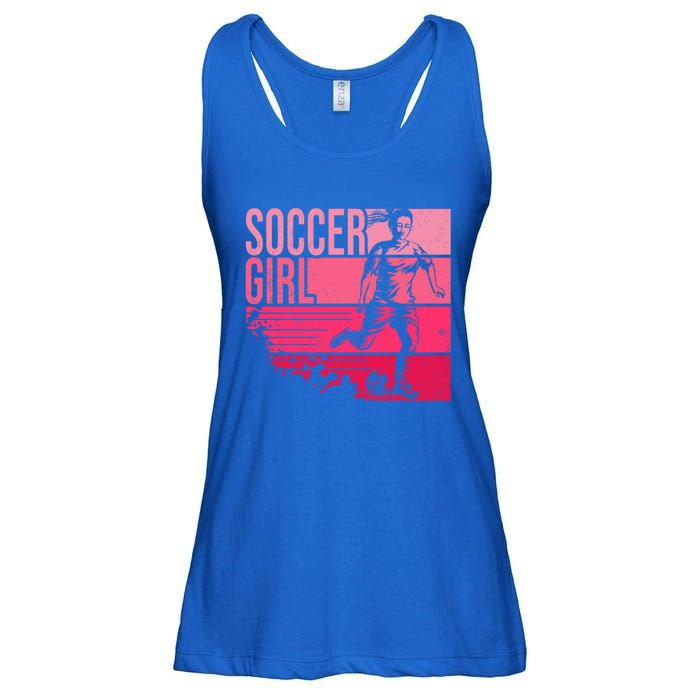 Soccer Funny Gift For Girls Funny Gift Soccer Teen Girl Player Gift Meaningful G Ladies Essential Flowy Tank