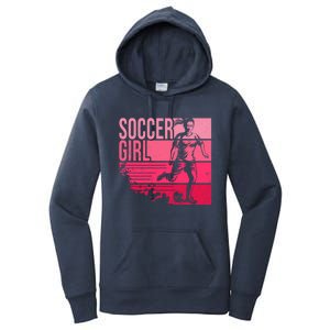 Soccer Funny Gift For Girls Funny Gift Soccer Teen Girl Player Gift Meaningful G Women's Pullover Hoodie