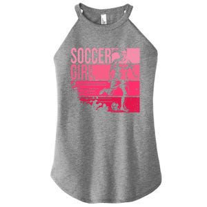 Soccer Funny Gift For Girls Funny Gift Soccer Teen Girl Player Gift Meaningful G Women's Perfect Tri Rocker Tank