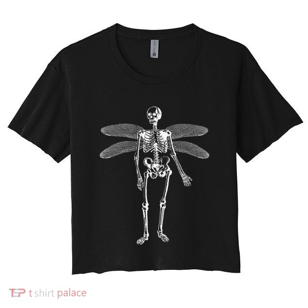 Skeleton Fairy Grunge Fairycore Aesthetic Gothic Cottagecore Crop Top
