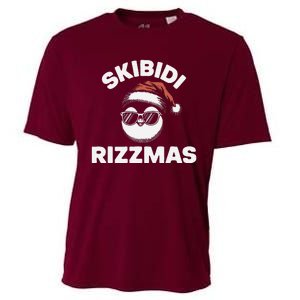 S.K.I.B.I.D.I Funny Gen Alpha Slang Christmas Penguin Cooling Performance Crew T-Shirt