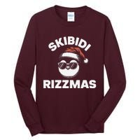 S.K.I.B.I.D.I Funny Gen Alpha Slang Christmas Penguin Tall Long Sleeve T-Shirt