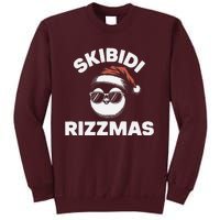 S.K.I.B.I.D.I Funny Gen Alpha Slang Christmas Penguin Tall Sweatshirt